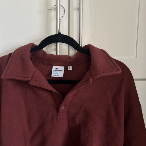Aritzia Sweaters - NWT Aritzia Cozy BF Polo